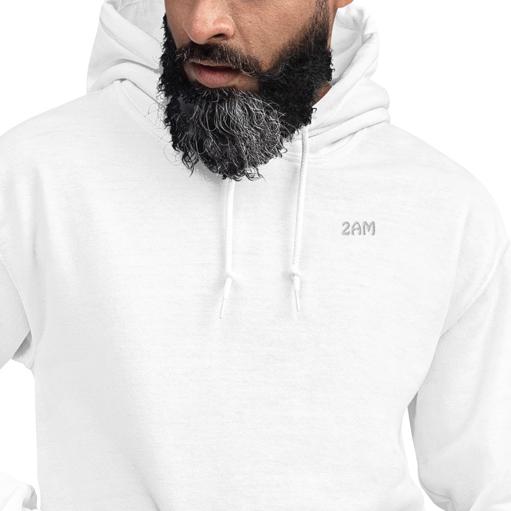 2 inspire Hoodie White Logo